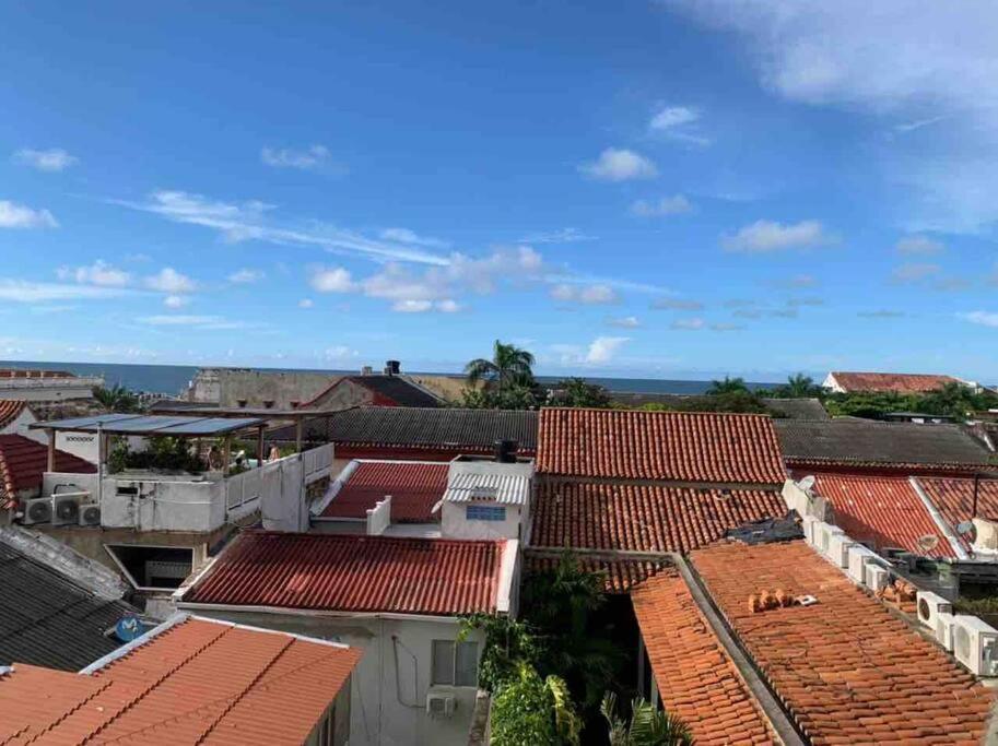 417 Apto Con Vista Panoramica De Cgna Cartagena Eksteriør billede