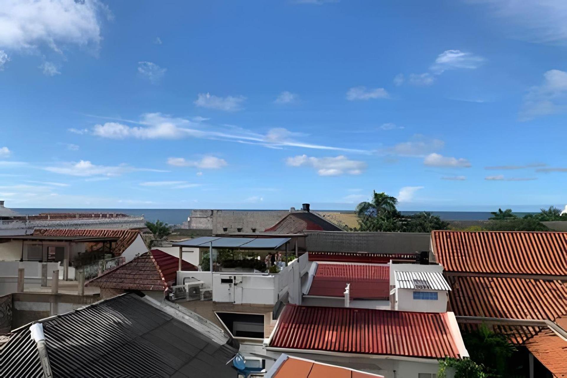 417 Apto Con Vista Panoramica De Cgna Cartagena Eksteriør billede