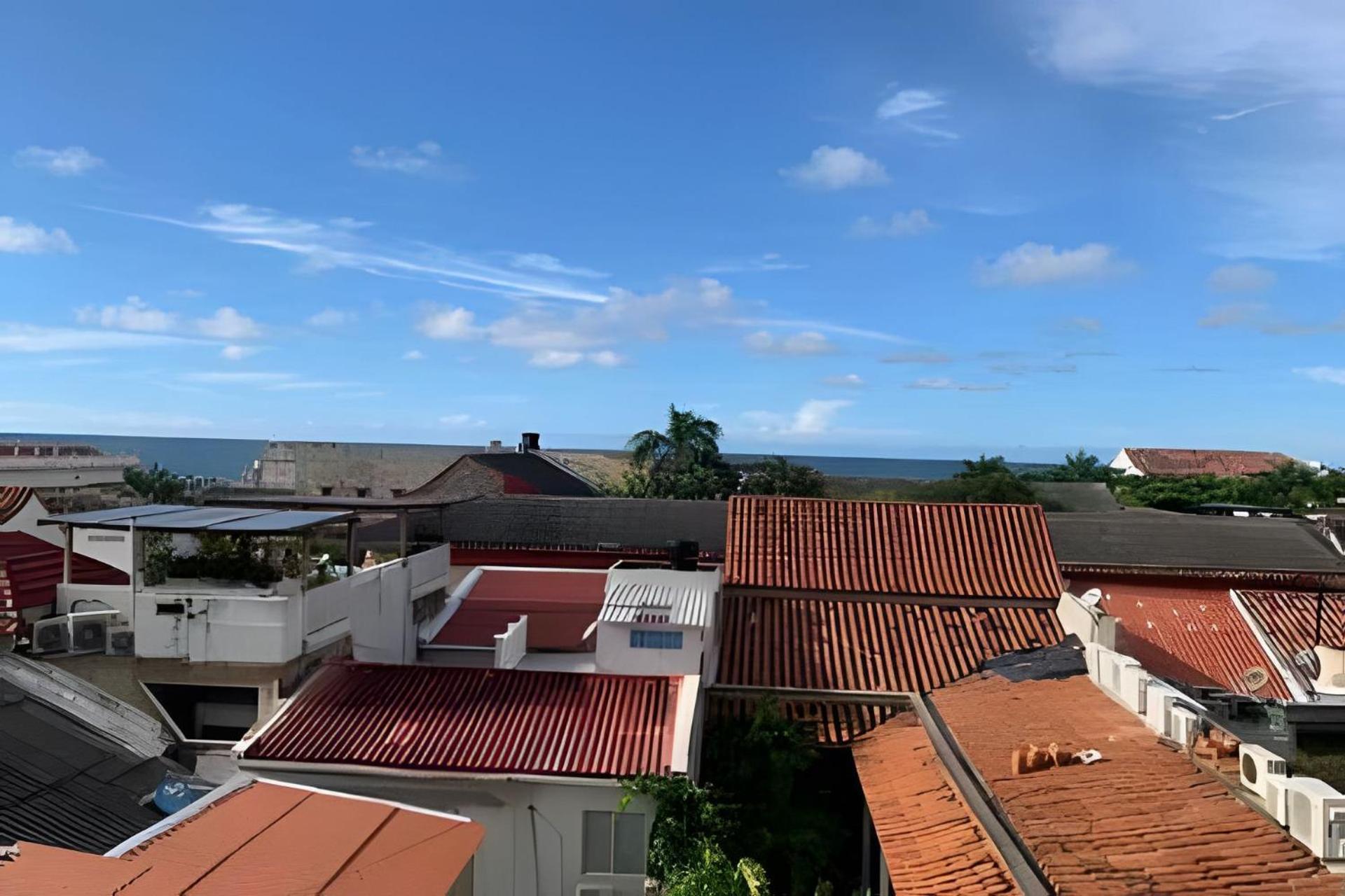417 Apto Con Vista Panoramica De Cgna Cartagena Eksteriør billede